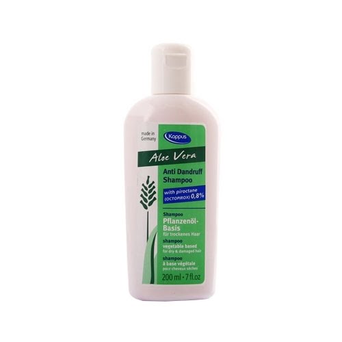 شامپوضدشوره آلوئه ورابرای موهای خشک وصدمه دیده-Kappus anti dandruff Aloe Vera Shampoo
