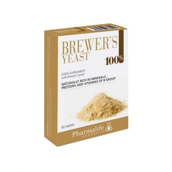 قرص مخمرجو-Brewer,s-yeast-100-pharmalife
