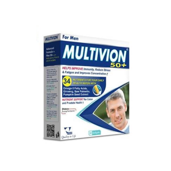 مولتی ویون مردان بالای 50 سال-Multivion for Men +50