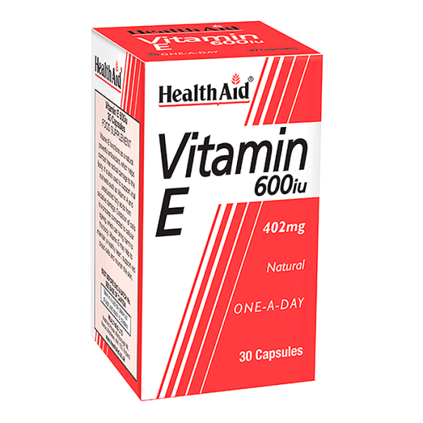 ویتامین ای 600 هلث اید  30 عددی HealthAid Vitamin E 600iu Natural 30 Capsules