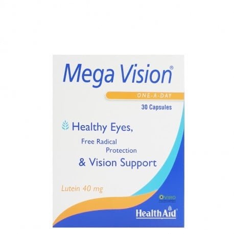 مگاویژن هلث اید 30 عددی Health‌Aid Mega Vision 30 Caps