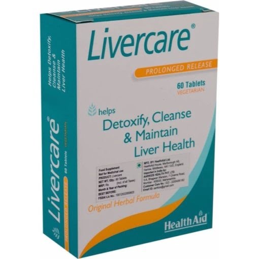 لیورکر هلث اید 30 عددی HealthAid Livercare 30 Tablets