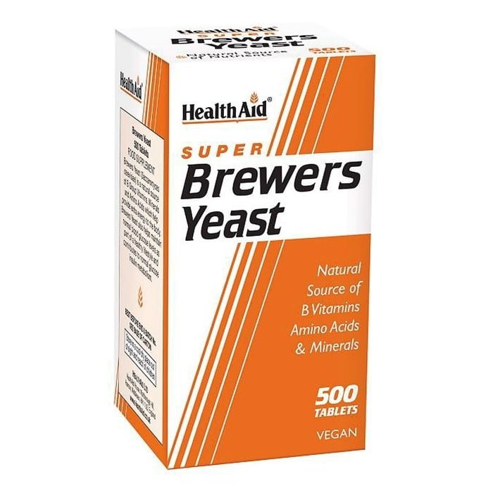مخمر آب جو هلث اید 60 عددی HealthAid Brewers Yeast  60 Tablets
