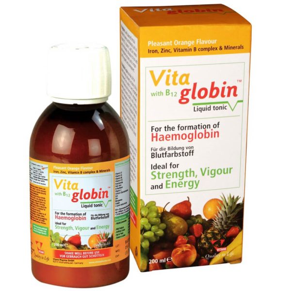 ویتاگلوبین ویتان 200 میلی لیتری Vitane Vitaglobine Liquid Tonic 200 ml