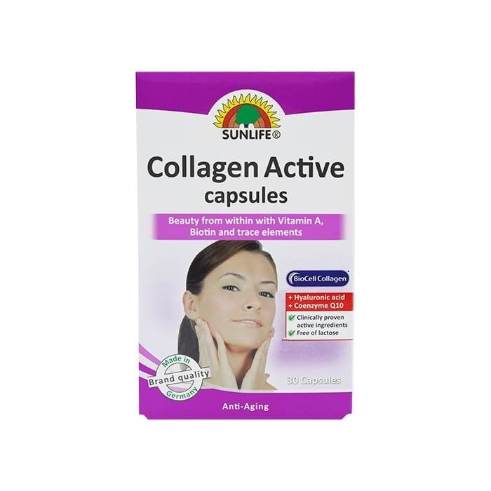 کلاژن اکتیو سان لایف 30 عددی Sunlife Collagen Active 30 Capsules