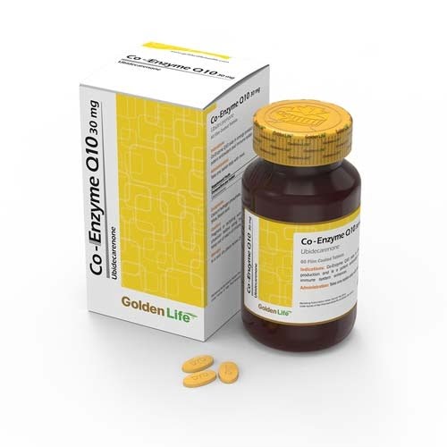 کوآنزیم کیوتن 30 میلی گرم گلدن لایف 60 عددی Golden Life Co-Enzyme Q10 30 mg 60 Tablets