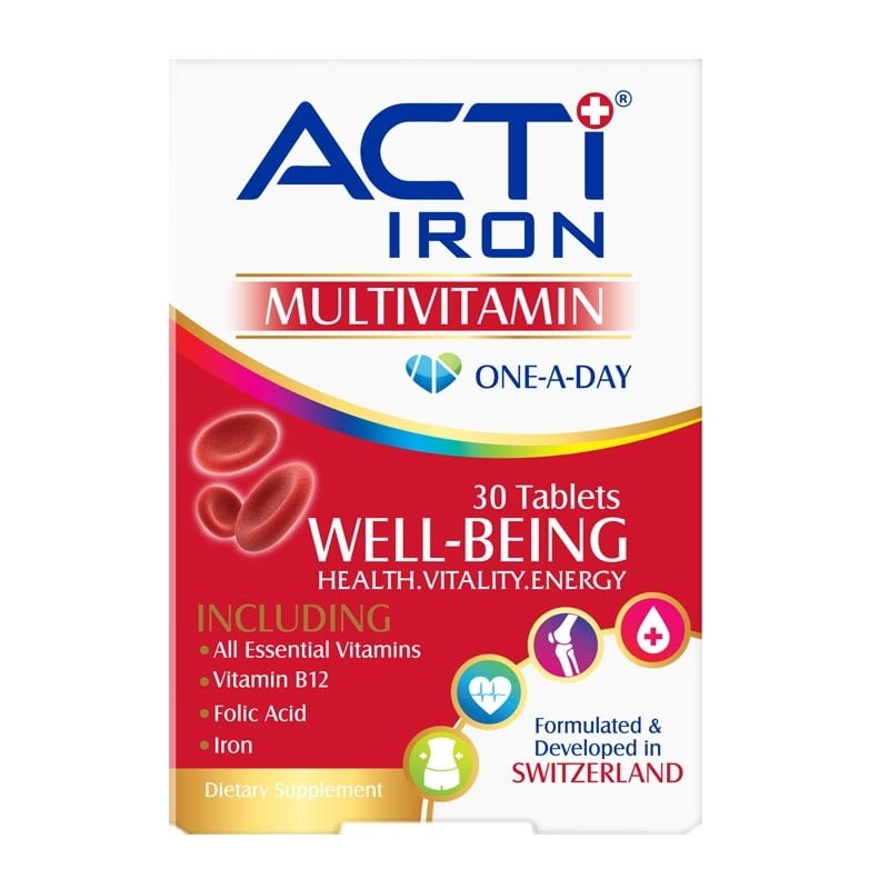 اکتی آیرون 30 عددی ACTI IRON 30 Tablets
