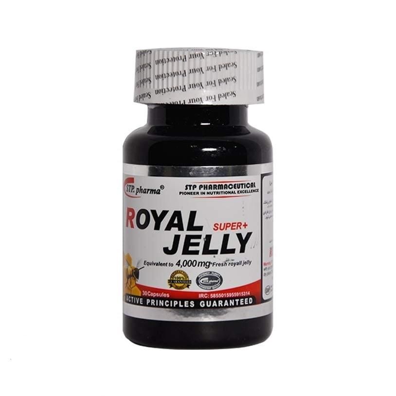 رویال ژلی سوپر پلاس اس تی پی فارما 30 عددی STP.pharma Royal Jelly Super+ 30 Capsules