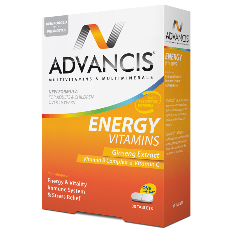 مولتی ویتامین و مینرال ادونسیس 30 عددی ADVANCIS MULTIVITAMINS & MULTIMINERALS 30 Tablets
