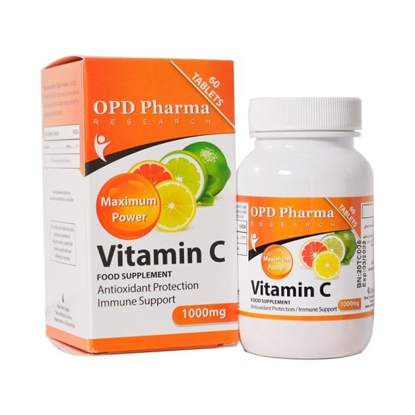 کپسول ویتامین C او پی دی فارما 60 عددی OPD Pharma Vitamin C 60 Capsules
