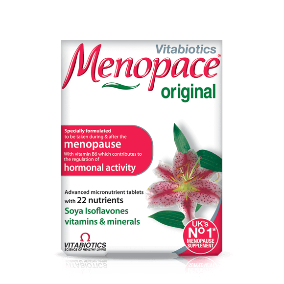قرص منوپیس ویتابیوتیکس 30 عددی Vitabiotics Menopace Original 30 Tablets