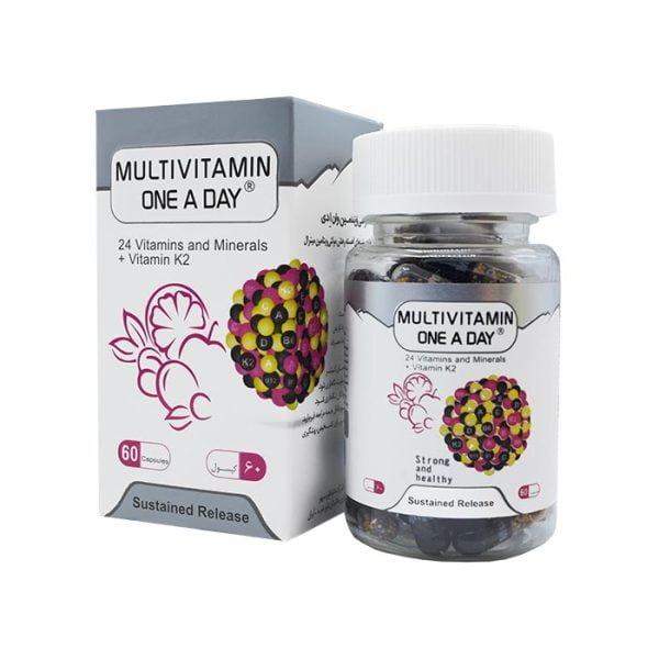 مولتی ویتامین وان اِ دی دنیا دارو 60 عددی Donya Darou Multi Vitamin One A Day 60 Capsules