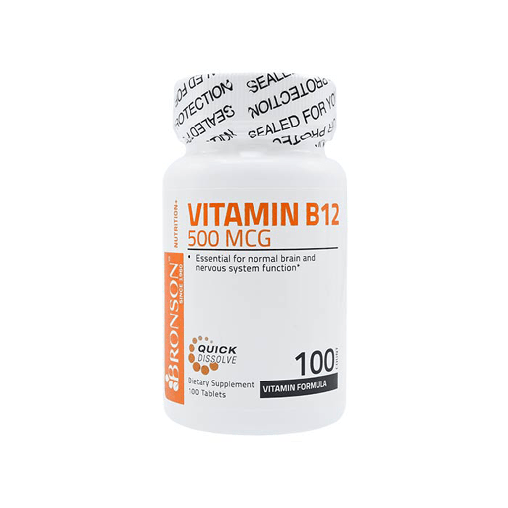 ویتامین ب12 برانسون 100 عددی Bronson Vitamin B12 100 Tabs