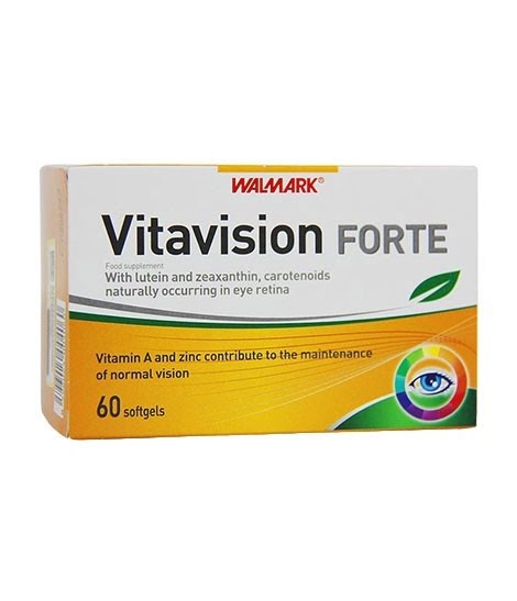 ویتاویژن فورت والمارک ۶۰ عددی Walmark Vitavision Forte 60 Softgels