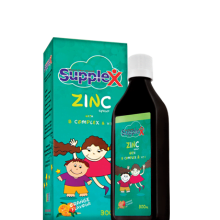 شربت زینک همراه ب کمپلکس و ویتامین سی ساپلکس 300 میلی لیتری Supplex Zinc With B Complex and Vit C Syrup 300 ml