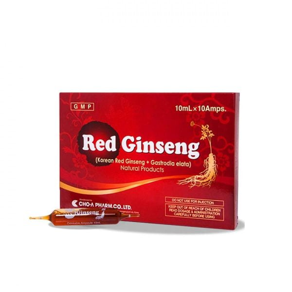 ویال رد جینسینگ چوآ فارم 10 عددی CHO-A PHARM  Red Ginseng 10 Vials