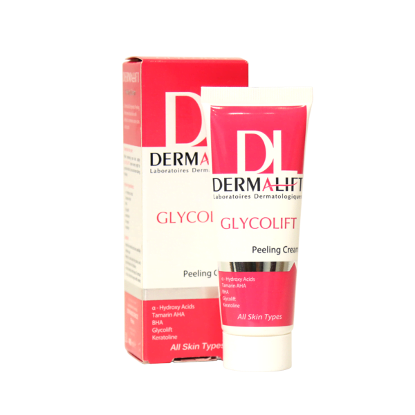 کرم لایه بردار گلیکولیفت درمالیفت 40 میلی لیتری Dermalift Glycolift Peeling Cream For All Skin Types 40 ml