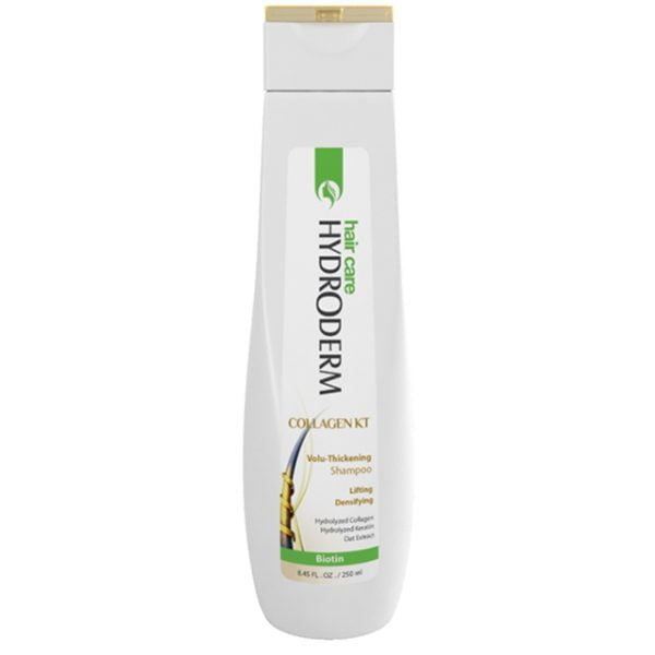 شامپو حجم دهنده و ضخیم کننده مو کلاژن و کراتین هیدرودرم Hydroderm Collagen KT Volu-Thickenin Shampoo