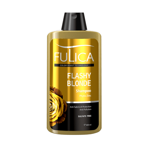 شامپو تثبیت کننده موهای بلوند فولیکا 400 میلی لیتری-Flashy Blonde FULICA shampoo 400 ml