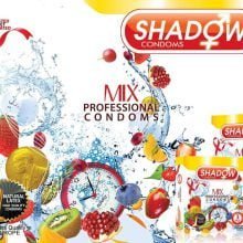 کاندوم شادو مدل Mix بسته 12 عددی Shadow Mix Condoms 12 Pcs