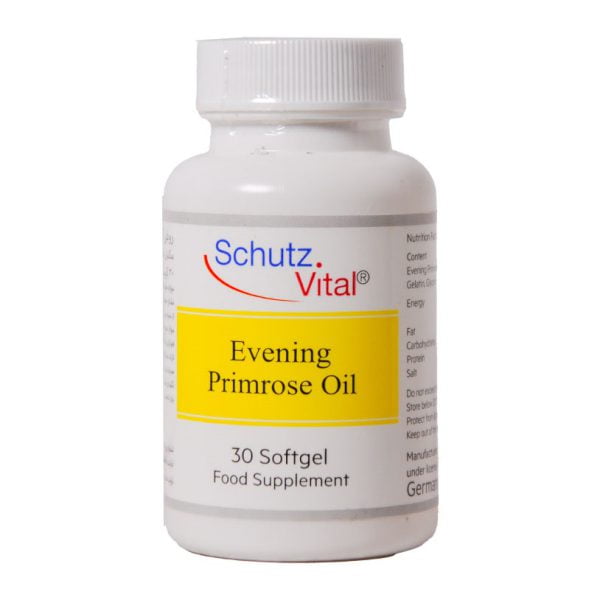 روغن گل مغربی شوتس ویتال 30 عددی  Schutz-Vital Evening Primrose Oil Softgels 30 Softgels