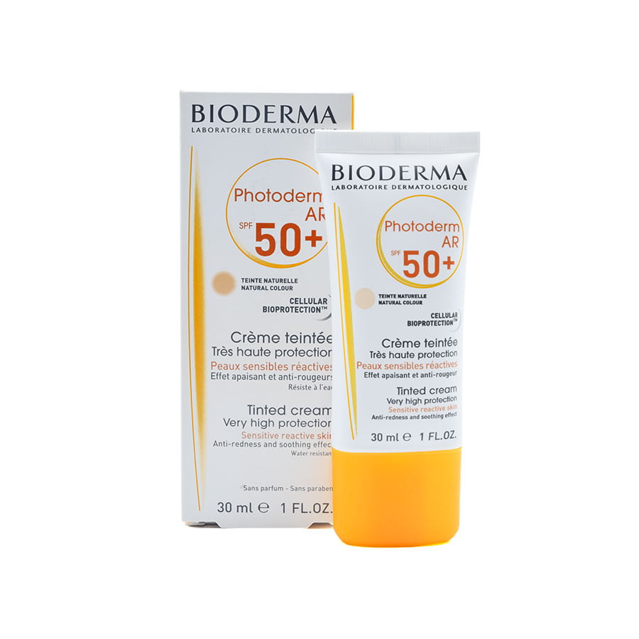 کرم ضد آفتاب فتودرم ای آر رنگی بایودرما ⁺SPF50 مناسب پوست های حساس و مستعد قرمزی ۳۰ میلی لیتر Bioderma Photoderm AR Tinted Cream SPF50⁺ For Sensitive Skins 30 ml