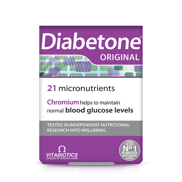 قرص دیابتون اوریجینال ویتابیوتیکس 30 عددی Vitabiotics Diabetone Original 30 Tablets