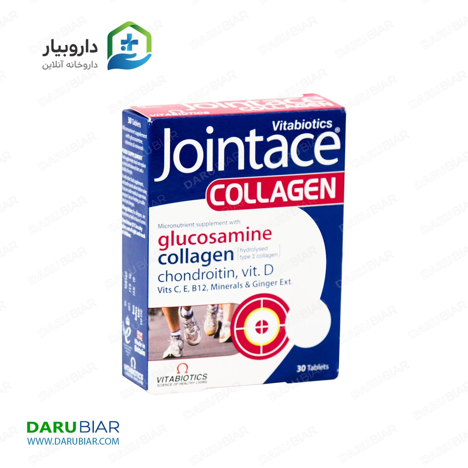 جوینتیس کلاژن ویتابیوتیکس 30 عددی Vitabiotics Jointace Collagen 30 Tablets