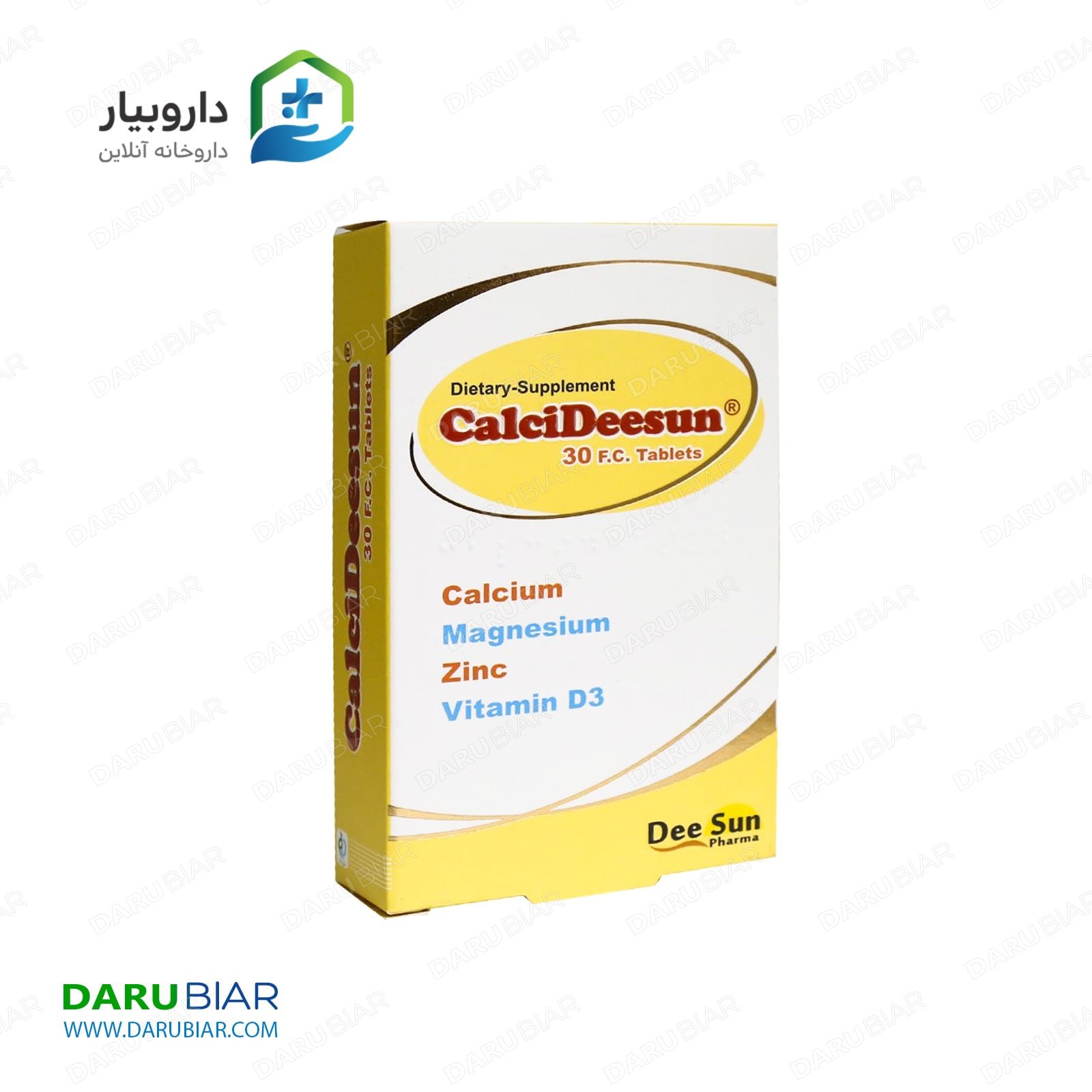کلسی دیسان دیسان فارما 30 عددی Dee Sun Pharma Calci Deesun 30 Tablets
