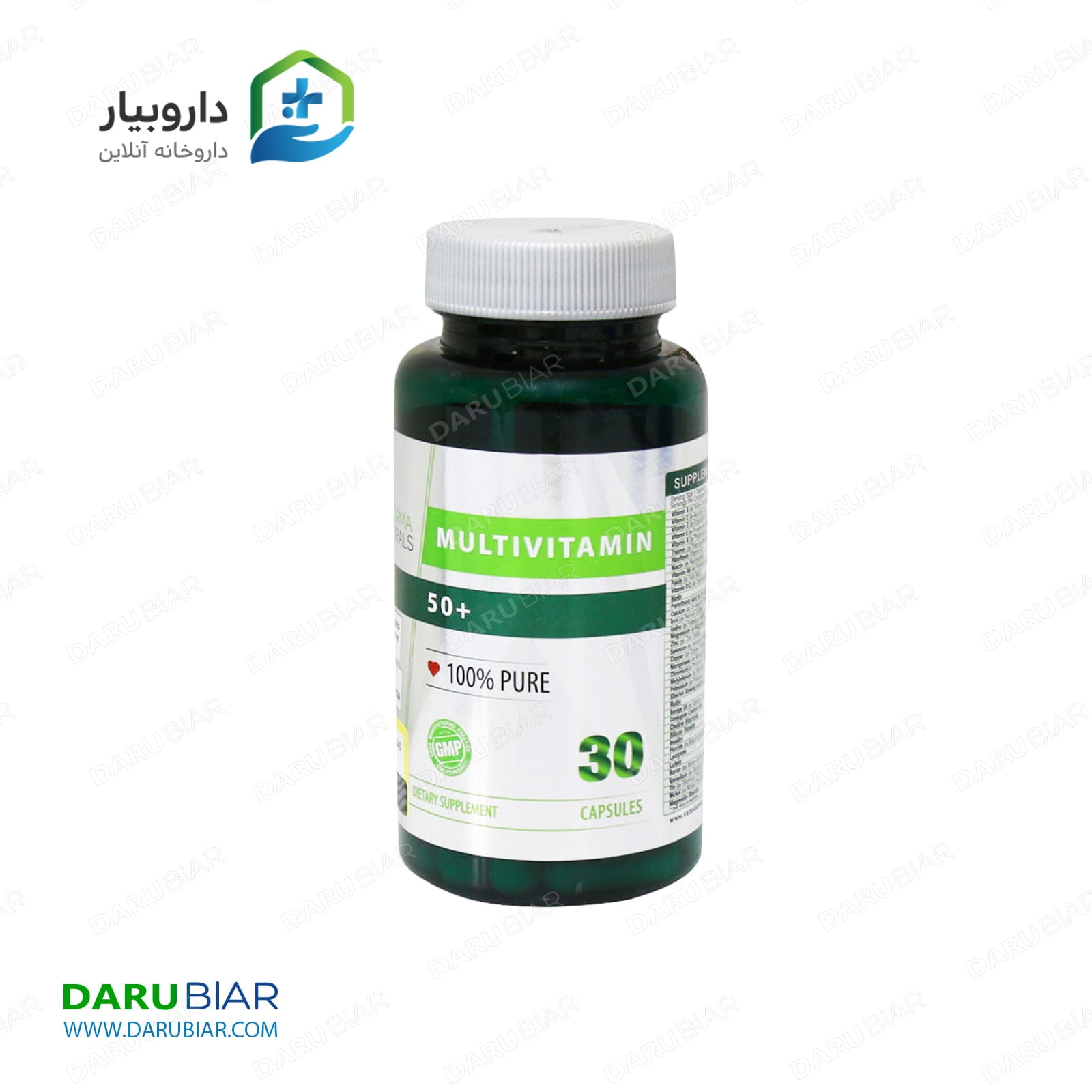مولتی ویتامین +50 نوفرما نچرالز 30 عددی Nuforma Naturals MULTIVITAMIN 50+ 30 Capsules