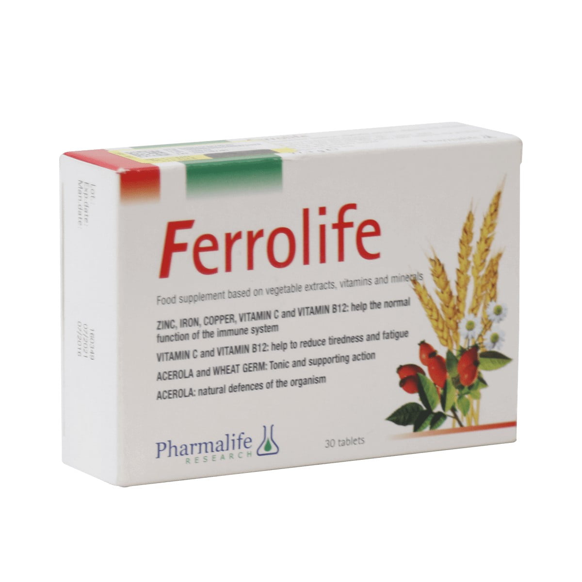 فرولایف فارمالایف 30 عددی Pharmalife Ferrolife 30 Tablets