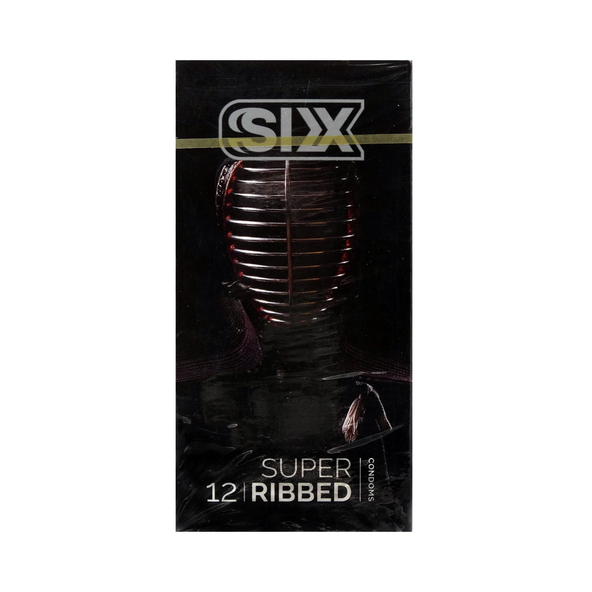 کاندوم سیکس مدل شیاردار بسته ۱۲ عددی Condom Six Super Ribbed - 12PCS