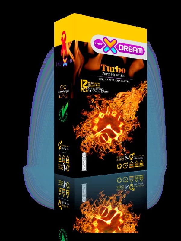 کاندوم ایکس دریم توربو 12 تایی X Dream Turbo