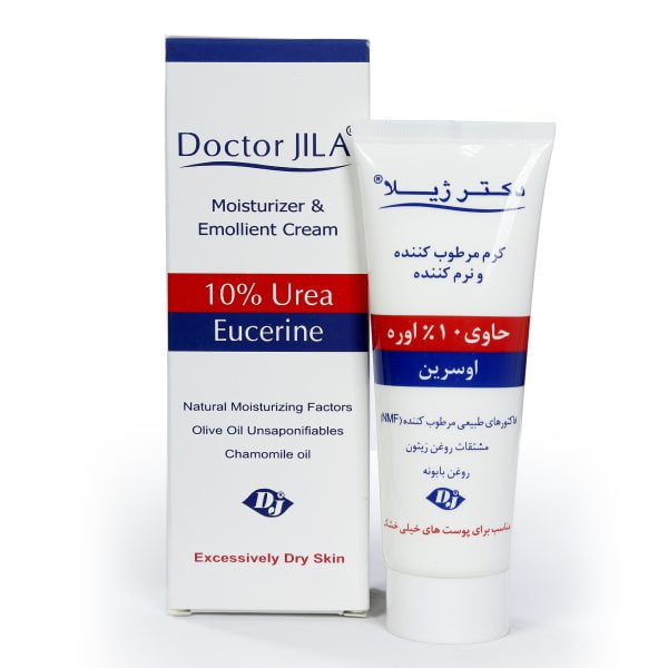 کرم مرطوب کننده و نرم کننده 10% اوره اوسرین دکتر ژیلا 75 گرمی Doctor JILA 10% Urea Eucerine Moisturizer & Emollient Cream 75 g
