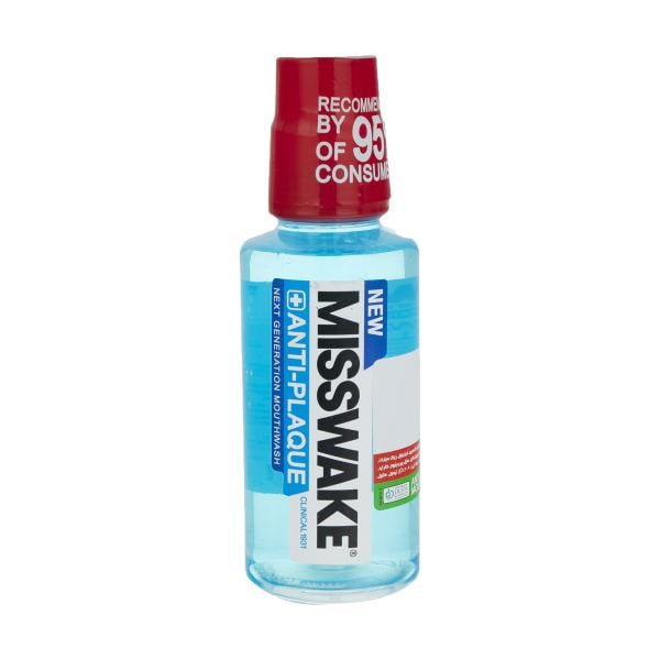 دهان شویه آنتی پلاک میسویک ۲۰۰ میلی لیتر MissWake Anti Plaque Mouthwash 200 Ml