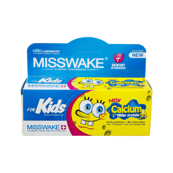 خمیر دندان کودک با طعم موز و بلوبری میسویک ۵۰ میلی لیتر Misswake Banana and Blueberry Toothpaste For Kids 50 ml
