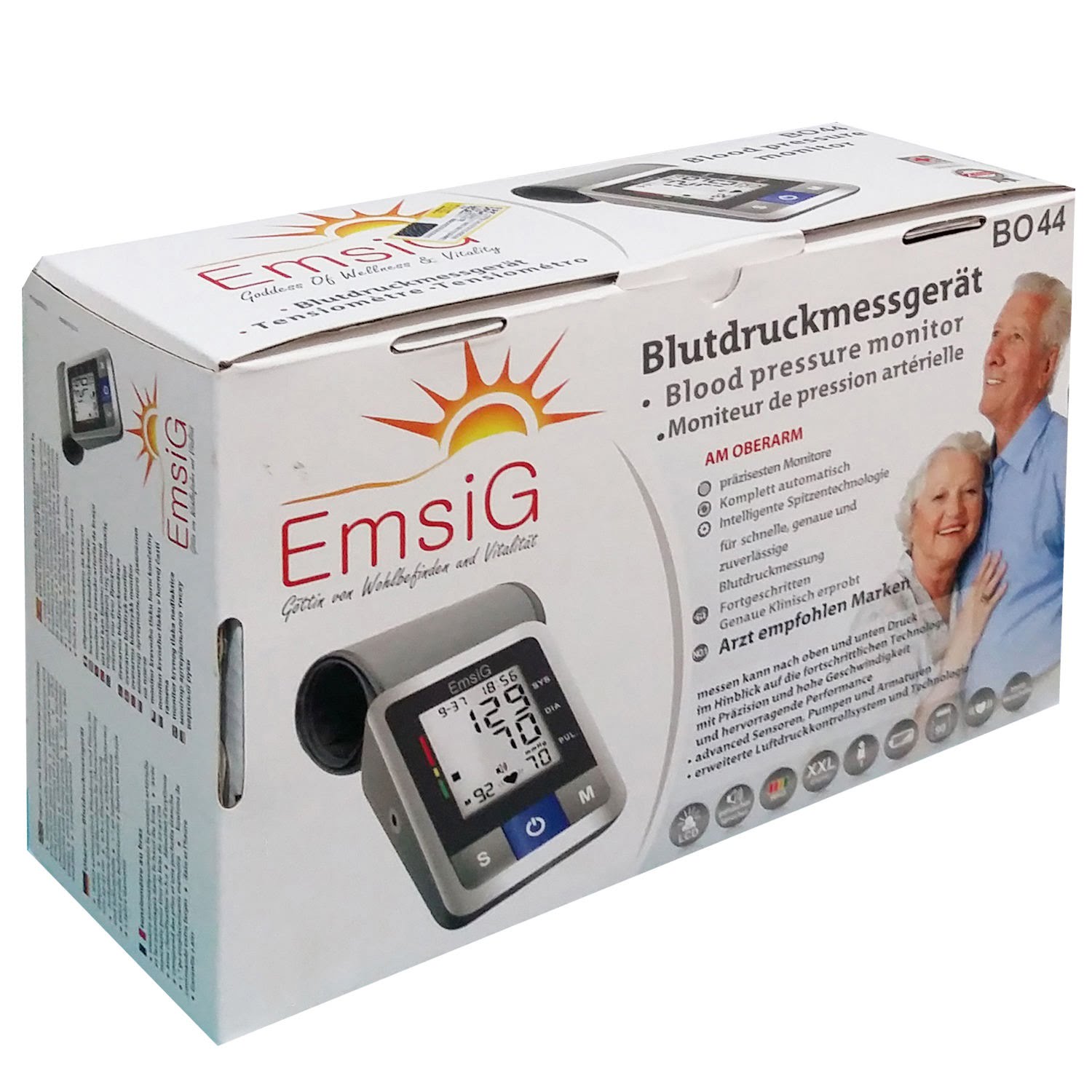 فشارسنج بازویی سریع BO44 امسیگ EmsiG BO44 Fast Arm Blood Pressure Monitor