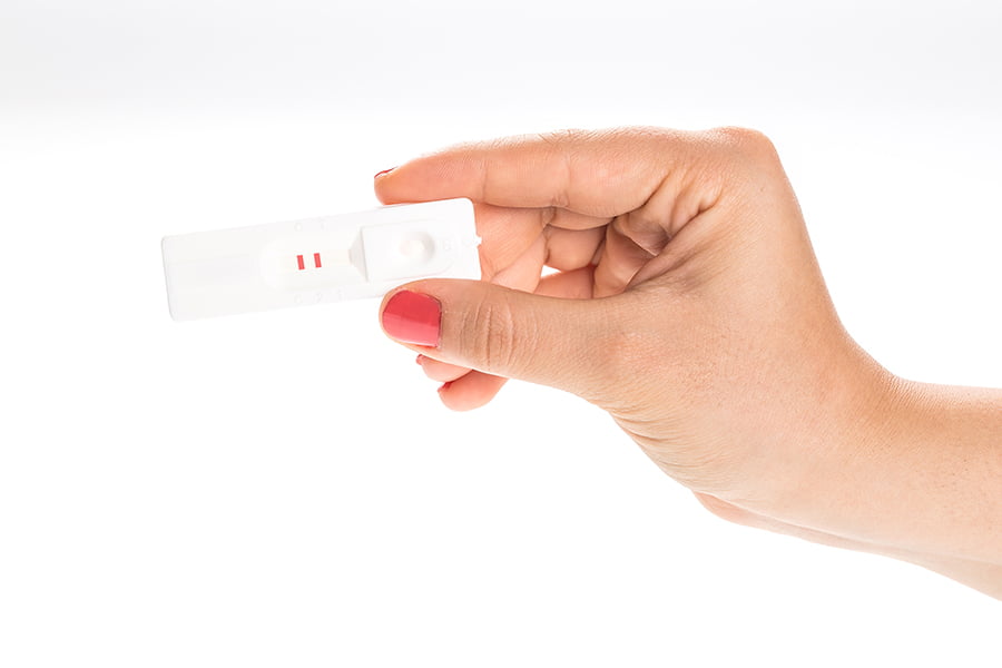تست کاست تشخیص بارداری رز فرافن Farafan rose Pregnancy cassetes test