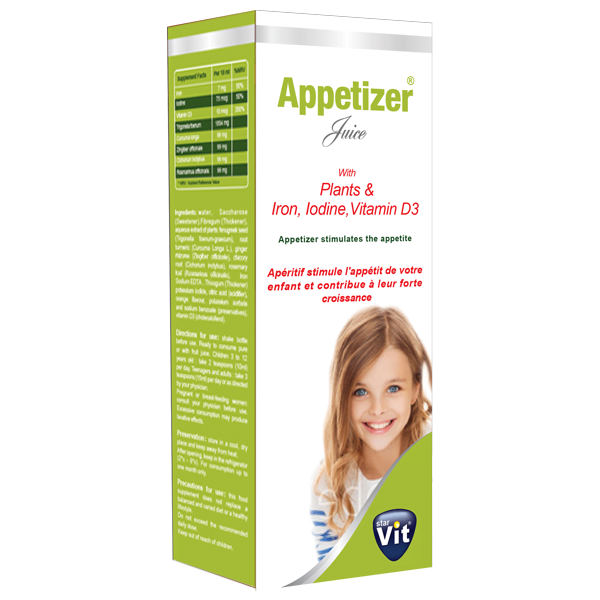 شربت اپتایزر استارویت 200 میلی لیتری StarVit Appetizer Juice 200 ml