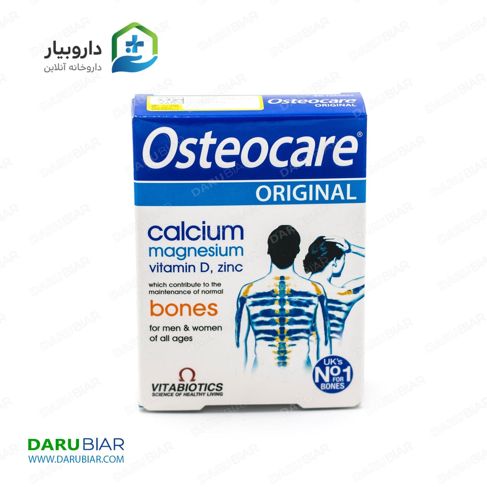 قرص استئوکر ویتابیوتیکس 30 عددی Vitabiotics Osteocare Original 30 Tablets