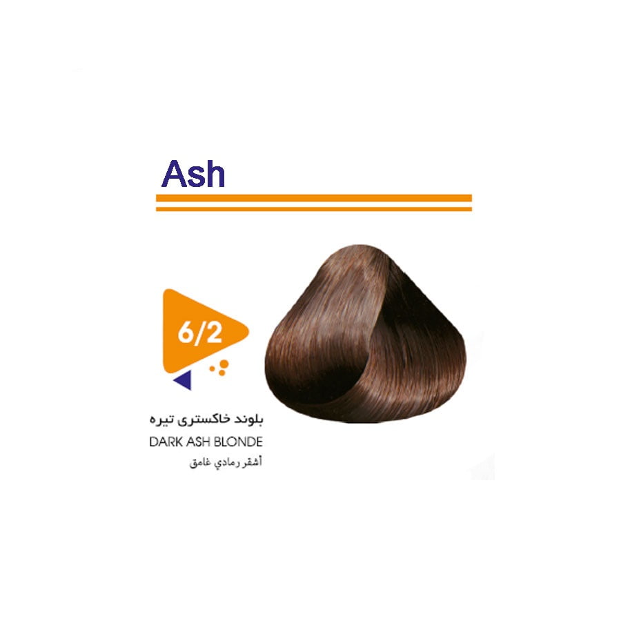 رنگ موی سری خاکستری ویتامول 120 میلی لیتری Vitamol Ash Hair Color 120 ml