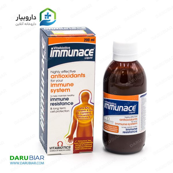 شربت ایمیونیس ویتابیوتیکس 200 میلی لیتری Vitabiotics Immunace Liquid 200 ml